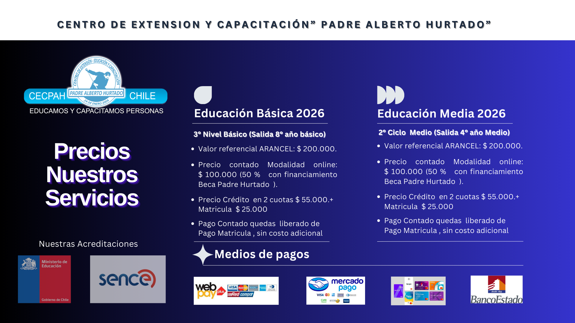 Presentación profesional empresa de marketing azul