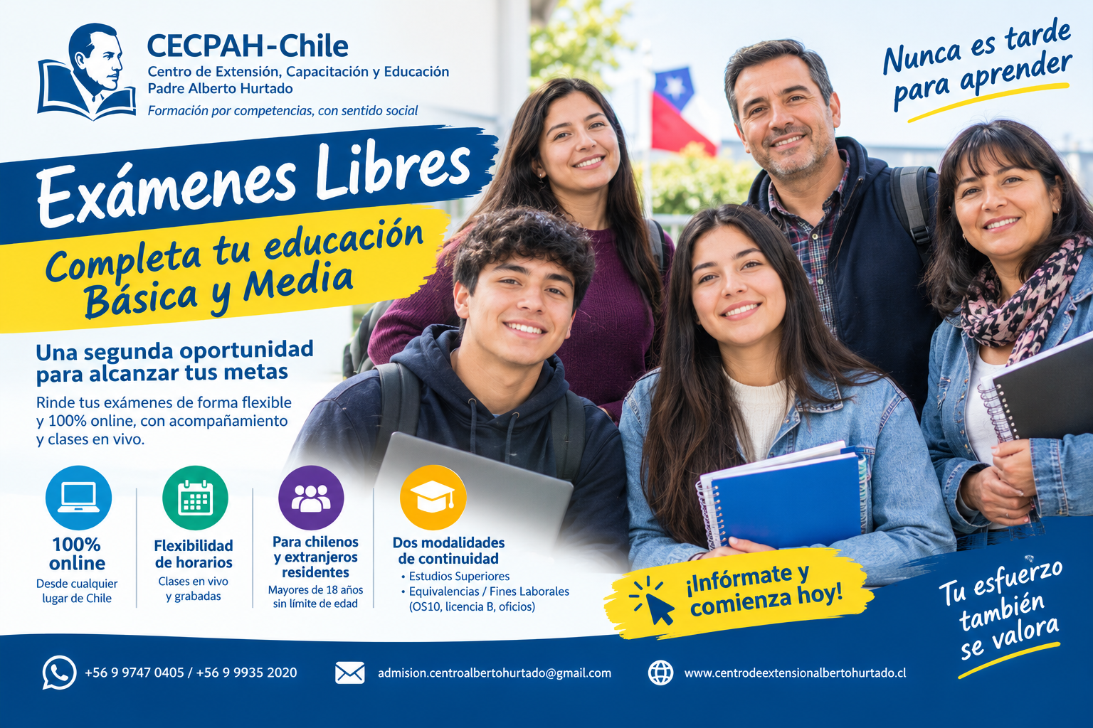 Exámenes libres_ completa tu educación en Chile